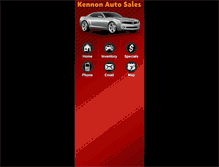Tablet Screenshot of kennonautosales.net